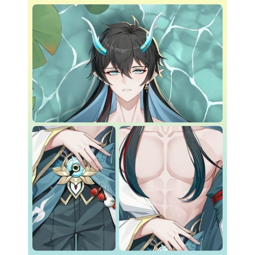 崩壊:スターレイル 丹恒・飲月 抱き枕カバー ほうかい スターレイル たんこういんげつ Imbibitor Lunae 尚萌=JG&SOLIN cz13594