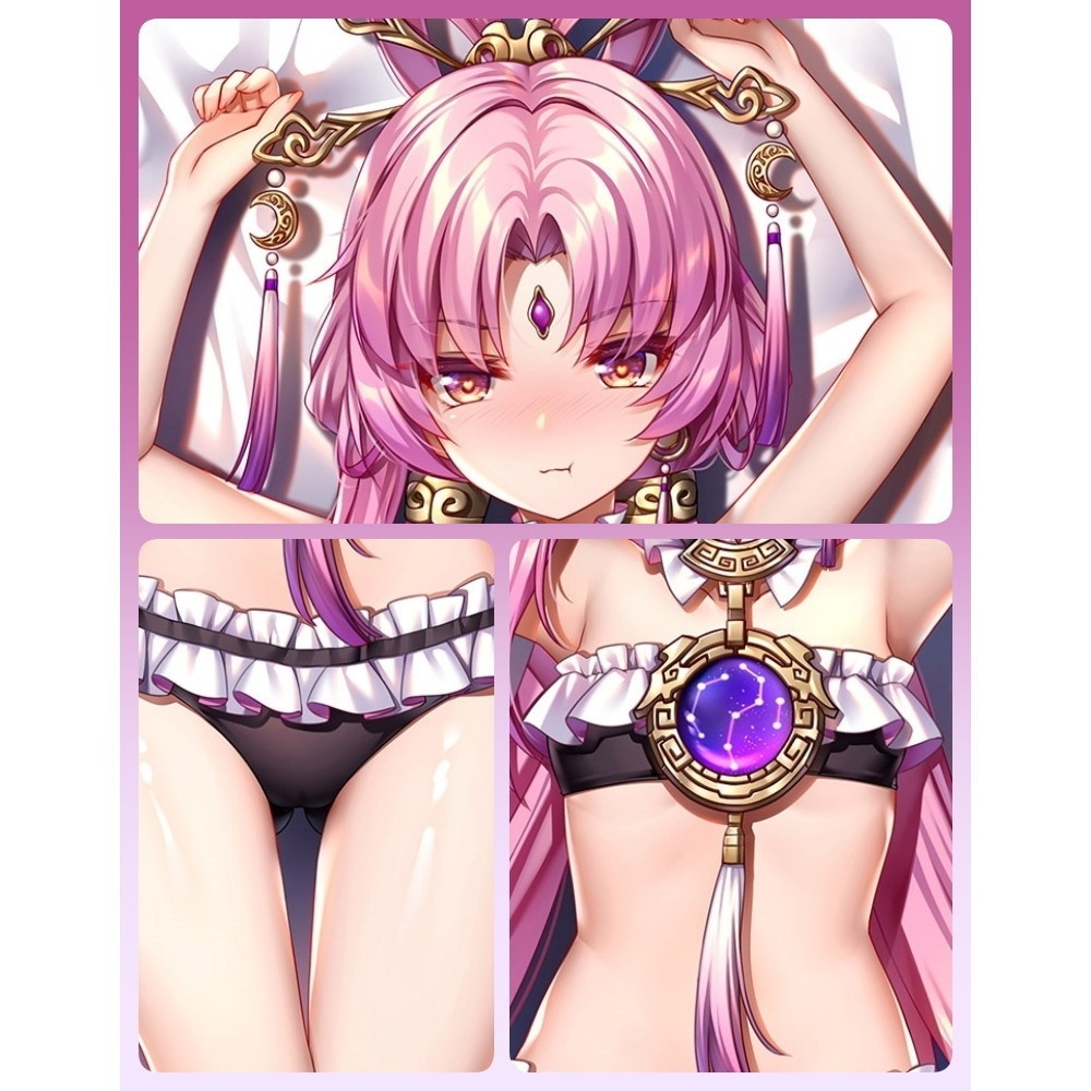 崩壊:スターレイル 符玄 抱き枕カバー ほうかい スターレイル ふげん Fu Xuan 尚萌=幽幽雪猫/Grandia氷 cz13592