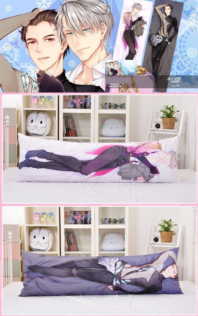 ユーリ!!! on ICE ヴィクトル・ニキフォロフ/勝生勇利 抱き枕カバー 尚萌=不才 cz00539