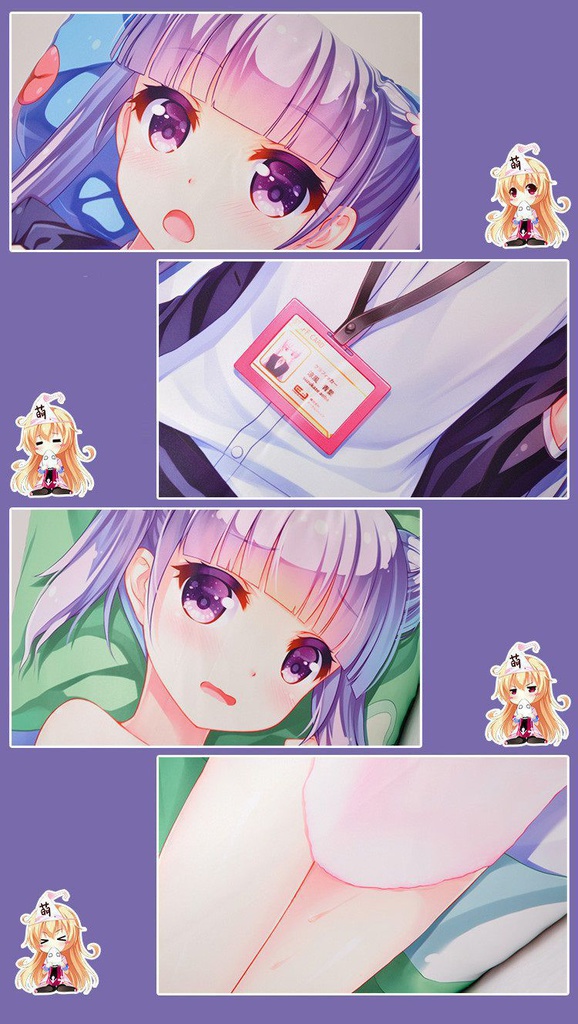 NEW GAME! 涼風青葉 抱き枕カバー 尚萌=幽幽雪猫/Grandia氷 cz00529