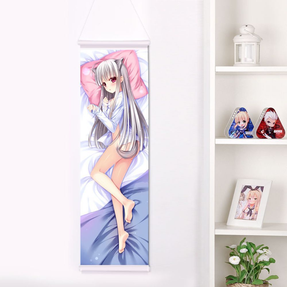 アブソリュート・デュオ ユリエ・シグトゥーナ 掛け軸/タペストリー 二次元 萌え 同人 150x50cm Absolute Duo アブソ デュオ アブデュオ 尚萌=幽幽雪猫/Grandia氷 gcz00012-2