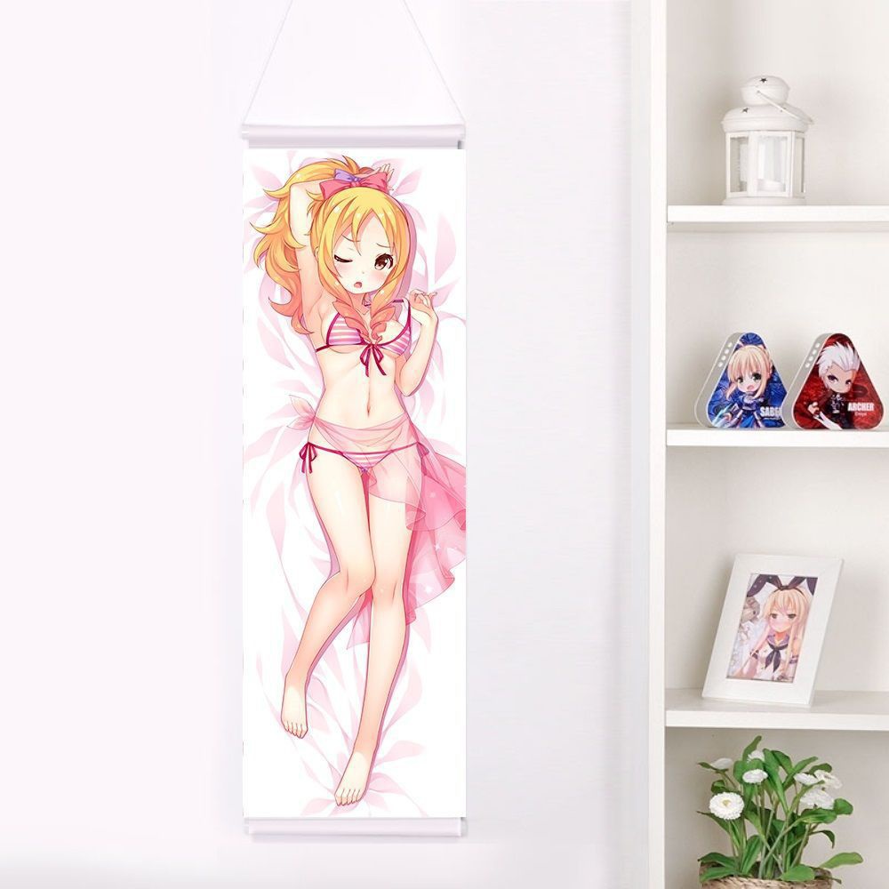 エロマンガ先生 山田エルフ 掛け軸/タペストリー 二次元 萌え 同人 150x50cm 尚萌=幽幽雪猫/Grandia氷 gcz00628-2
