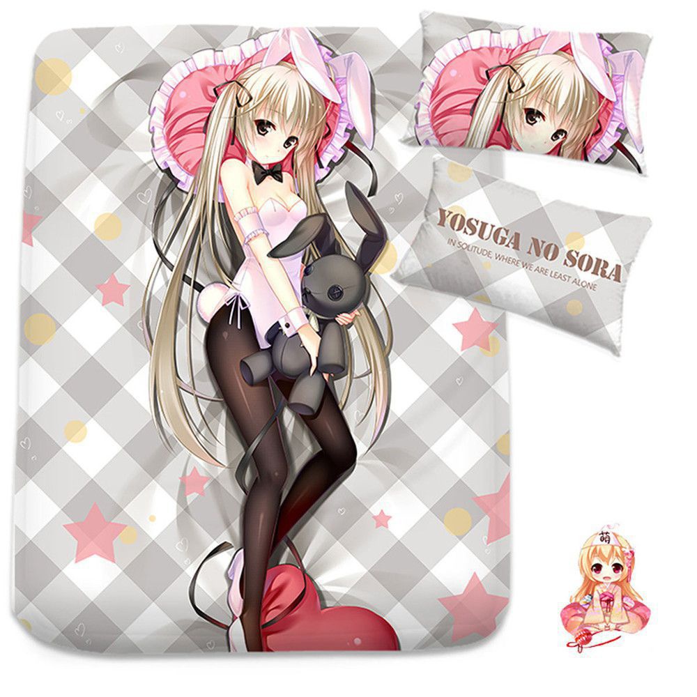 ヨスガノソラ 春日野穹 シーツ 布団カバー ブランケット 毛布 枕セット 尚萌 cz11036