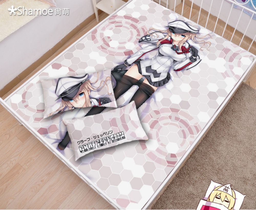 艦隊これくしょん グラーフ・ツェッペリン シーツ 布団カバー ブランケット 毛布 枕セット 尚萌=不才 ccz00551-1