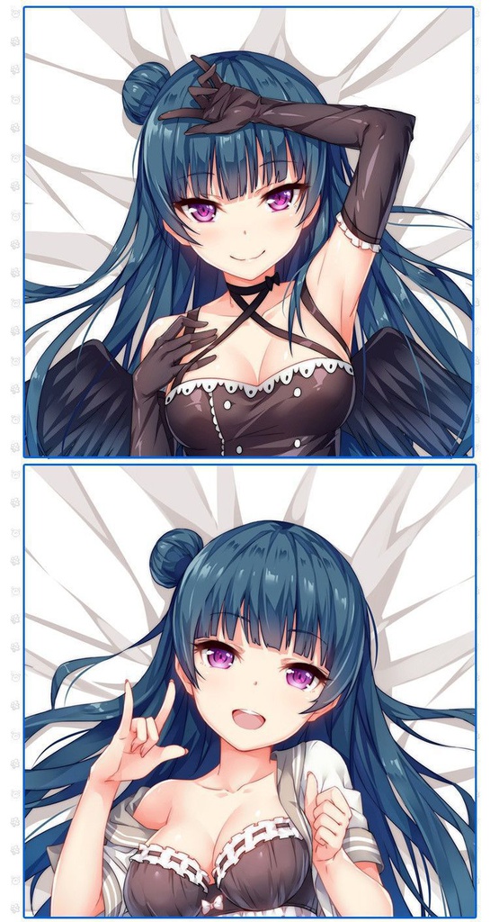 ラブライブ!サンシャイン!! 津島善子 抱き枕カバー 1/2サイズ 麦芽堂 sbz12349