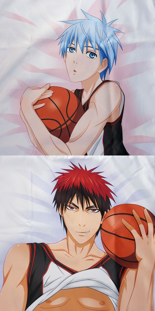 黒子のバスケ 黒子テツヤ/火神大我 抱き枕カバー 1/2サイズ 麦芽堂 sbz0024