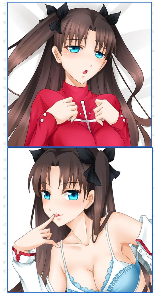 Fate/stay night 遠坂凛 抱き枕カバー 1/2サイズ 麦芽堂 sbz10857