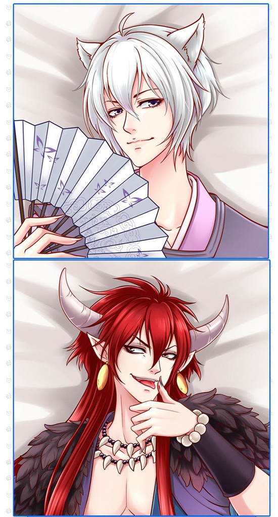 神様はじめました 悪羅王/巴衛野狐 抱き枕カバー 1/2サイズ 麦芽堂 sbz11300