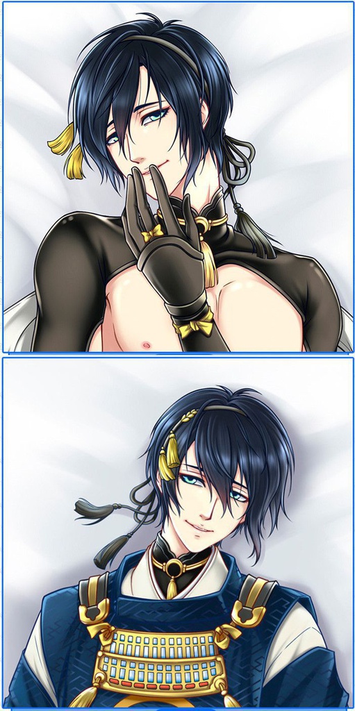 刀剣乱舞 三日月宗近 抱き枕カバー 1/2サイズ 麦芽堂 sbz11389