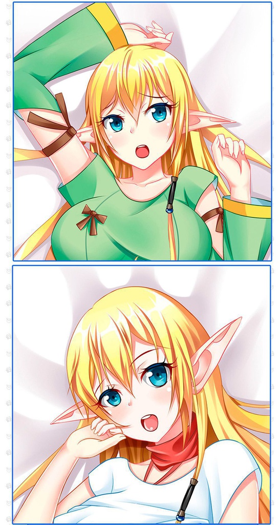 ゲート 自衛隊 彼の地にて、斯く戦えり テュカ・ルナ・マルソー 抱き枕カバー 1/2サイズ 麦芽堂 sbz11639