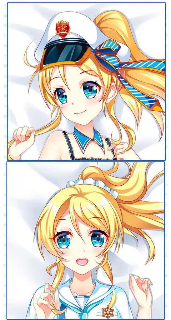 ラブライブ! 絢瀬絵里 抱き枕カバー 1/2サイズ 麦芽堂 sbz11729