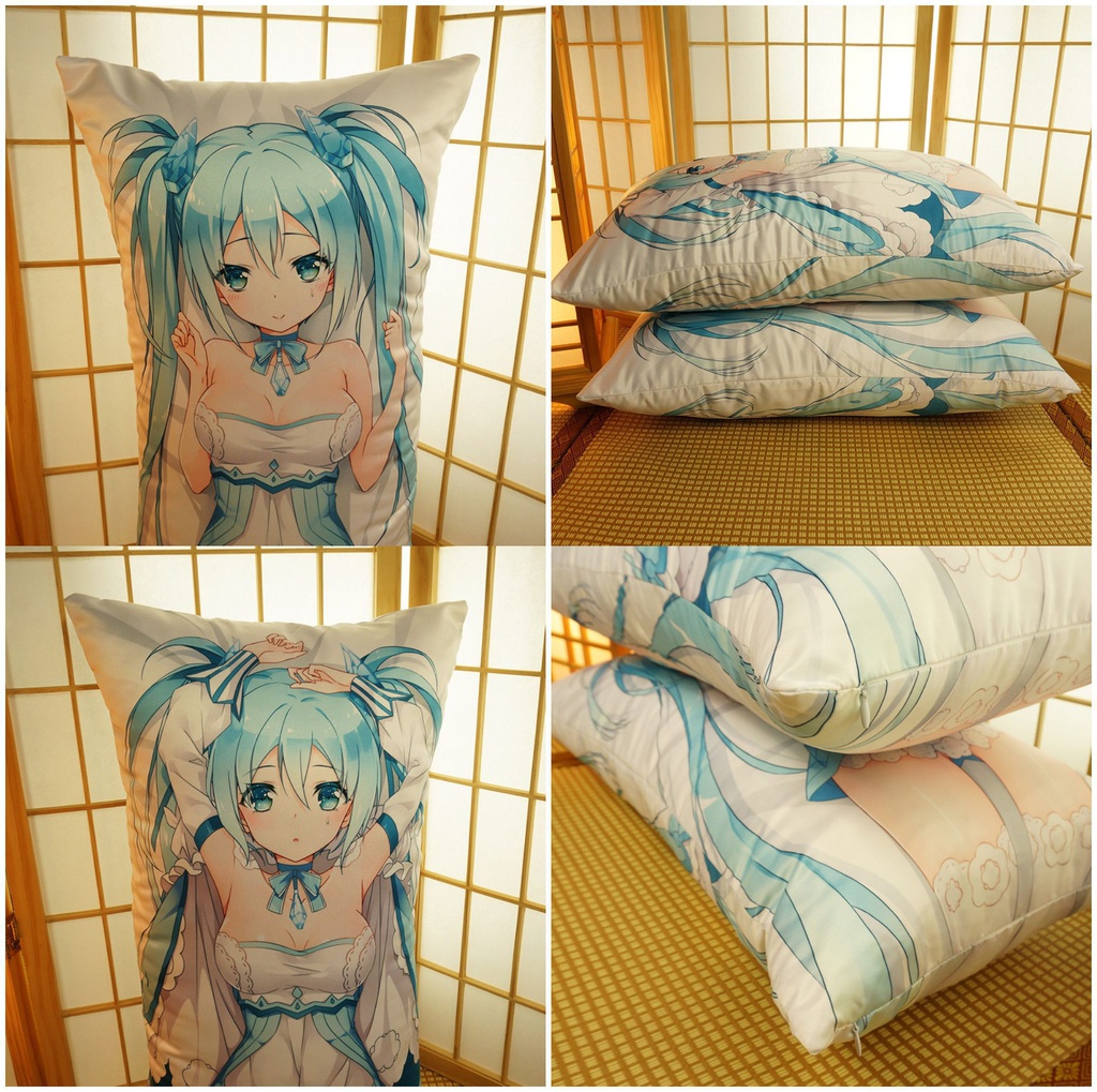 VOCALOID 初音ミク 抱き枕カバー 1/2サイズ 麦芽堂 sbz11869