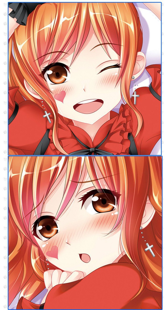 となりの怪物くん 夏目あさ子 抱き枕カバー 1/2サイズ 麦芽堂 sbz3939