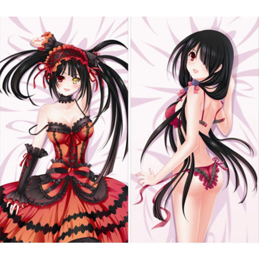 デート・ア・ライブ 時崎狂三 抱き枕カバー 1/2サイズ 麦芽堂 sbz4816