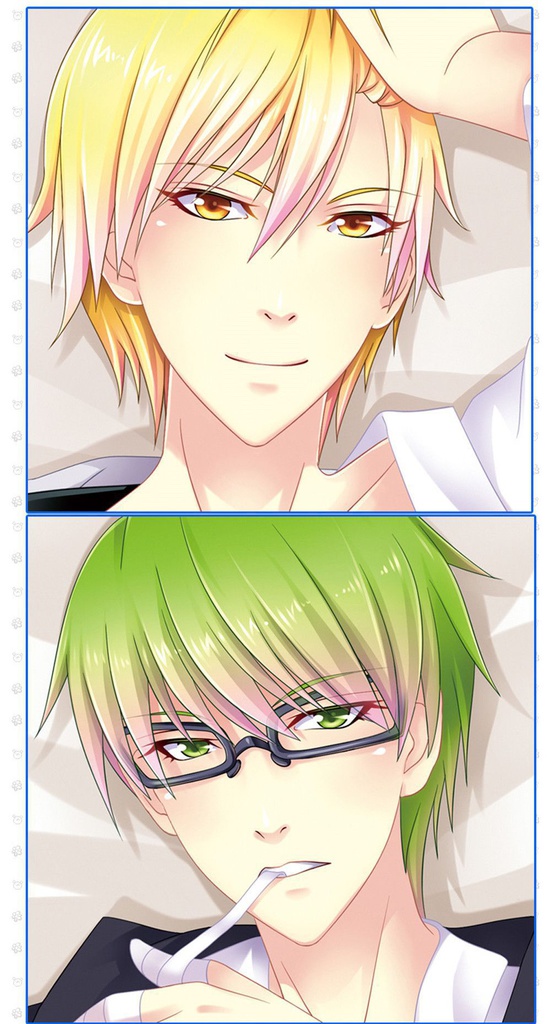 黒子のバスケ 緑間真太郎/黄瀬涼太 抱き枕カバー 1/2サイズ 麦芽堂 sbz5085