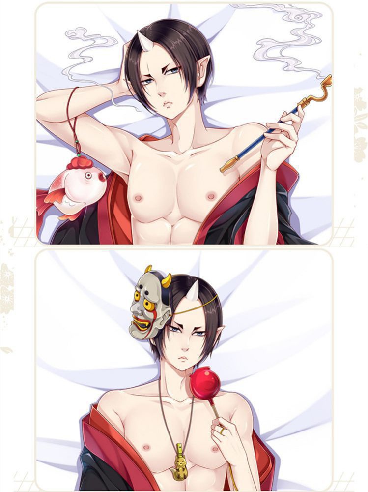 鬼灯の冷徹 鬼灯 抱き枕カバー 1/2サイズ 麦芽堂 sbz12664