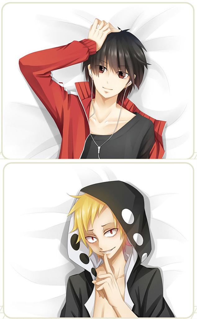 カゲロウプロジェクト 如月伸太郎/鹿野修哉 抱き枕カバー 麦芽堂 bz10457