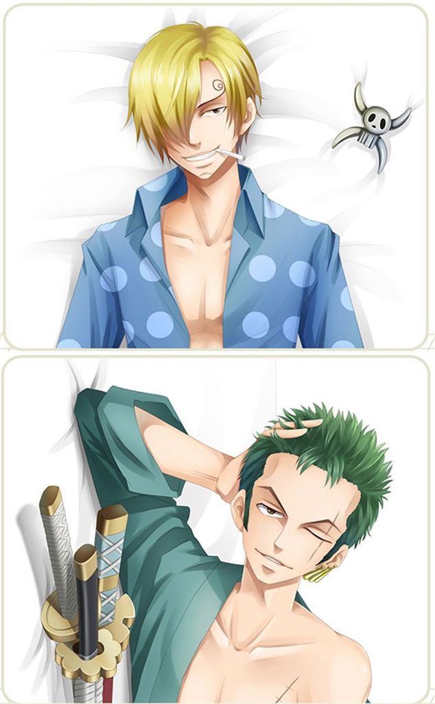 ONE PIECE サンジ/ロロノア・ゾロ 抱き枕カバー 麦芽堂 bz10747