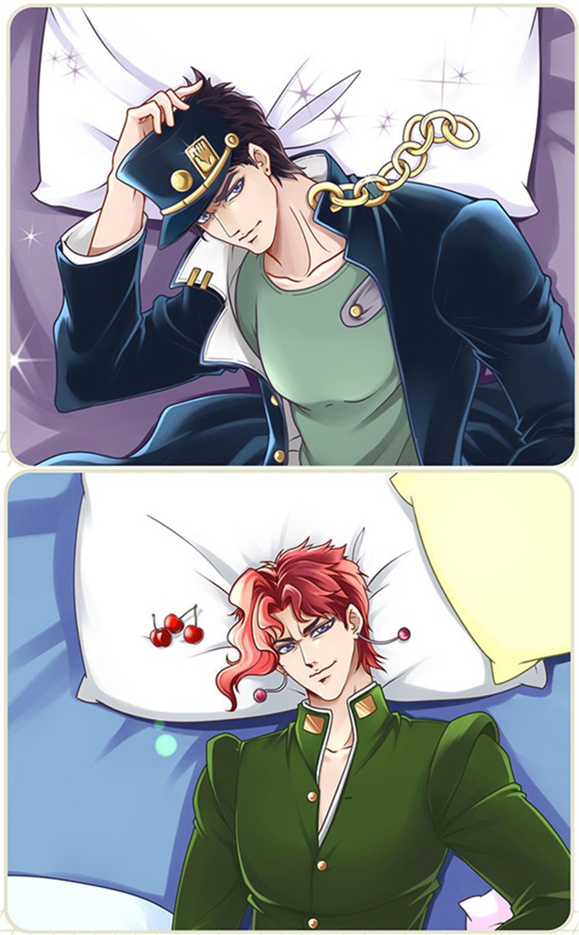 ジョジョの奇妙な冒険 空条承太郎/花京院典明 抱き枕カバー 麦芽堂 bz11180