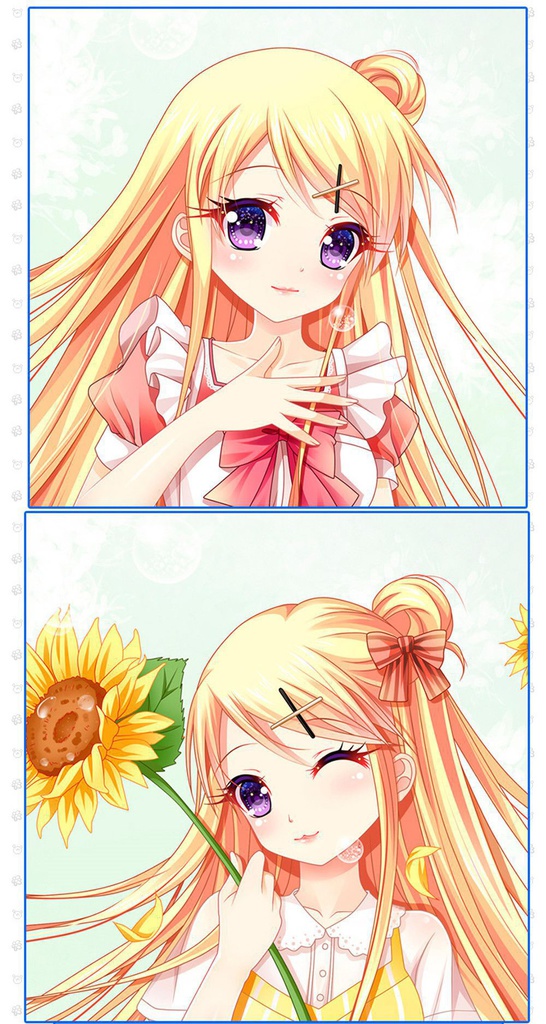 きんいろモザイク 九条カレン 抱き枕カバー 麦芽堂 bz11461