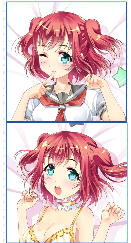 ラブライブ!サンシャイン!! 黒澤ルビィ 抱き枕カバー 麦芽堂 bz12314