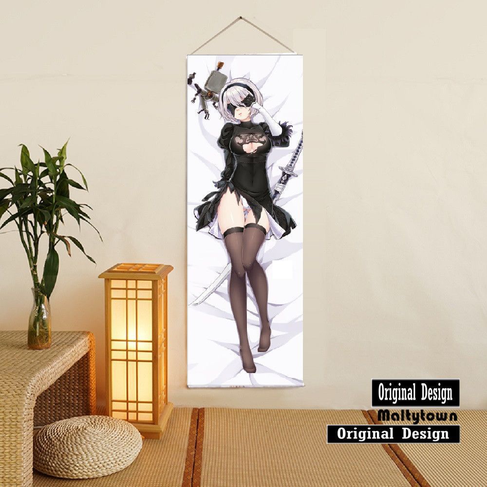 ニーアオートマタ ヨルハ二号B型 タペストリー 麦芽堂 gbz12624-2