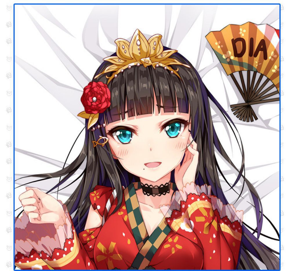 ラブライブ!サンシャイン!! 黒澤ダイヤ シーツ 布団カバー ブランケット 毛布 麦芽堂 cbz12359-1