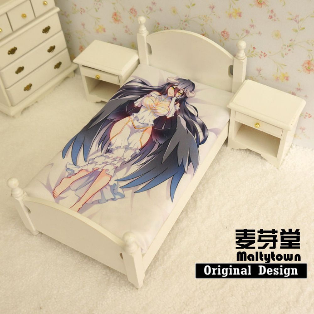 オーバーロード アルベド シーツ 布団カバー ブランケット 毛布 麦芽堂 bz11629