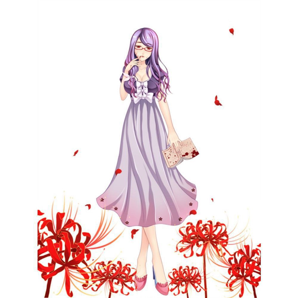 東京喰種 神代利世 シーツ 布団カバー ブランケット 毛布 麦芽堂 bz10369