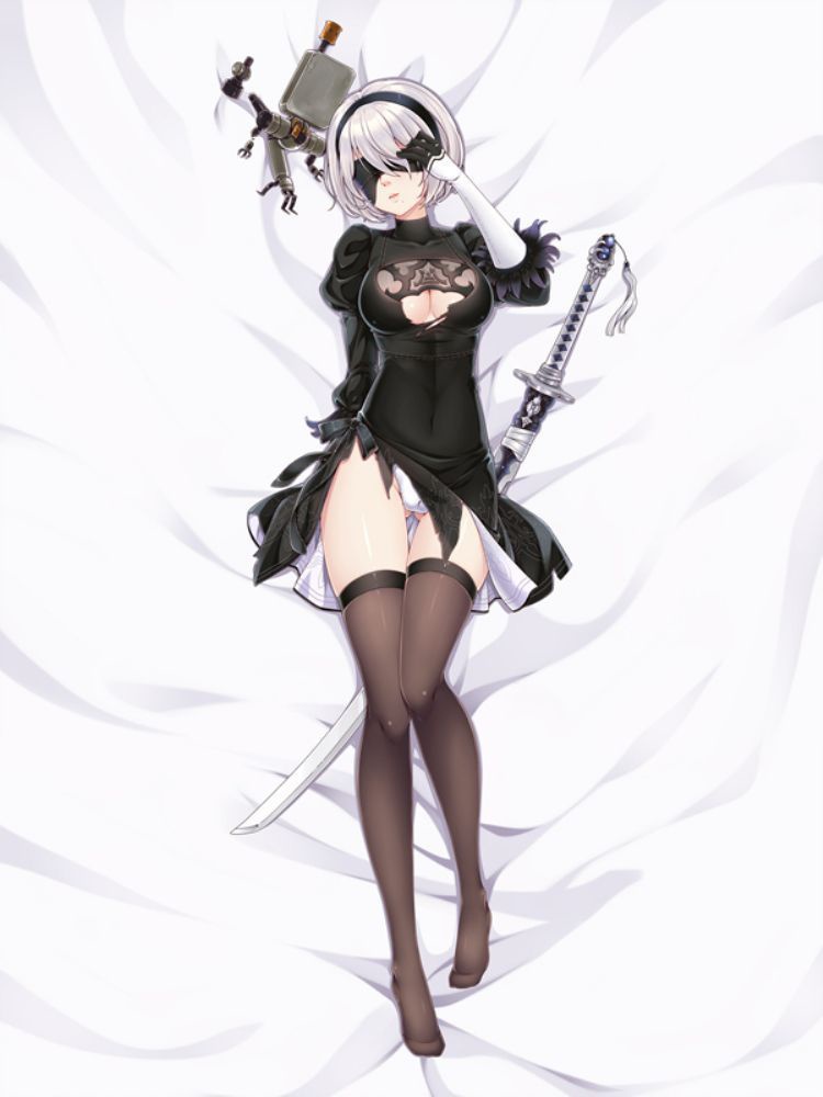 ニーアオートマタ ヨルハ二号B型 シーツ 布団カバー ブランケット 毛布 麦芽堂 cbz12624-2