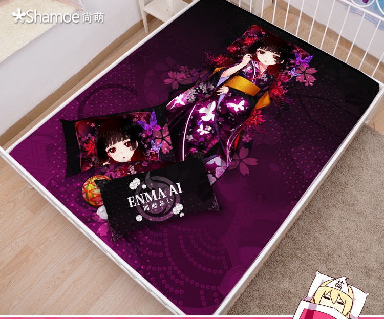 地獄少女 閻魔あい シーツ 布団カバー ブランケット 毛布 枕セット 尚萌=幽幽雪猫/Grandia氷 ccz00684-1