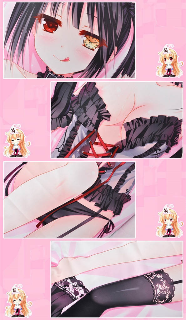 デート・ア・ライブ 時崎狂三 抱き枕カバー 尚萌=幽幽雪猫/Grandia氷 cz00709