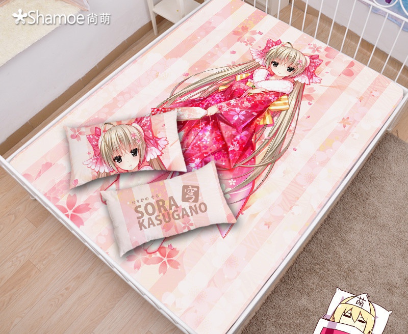 ヨスガノソラ 春日野穹 シーツ 布団カバー ブランケット 毛布 枕セット 尚萌=幽幽雪猫/Grandia氷 ccz00809-1