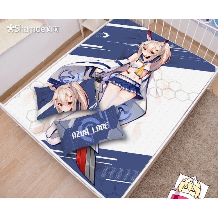 アズールレーン 綾波改 シーツ 布団カバー ブランケット 毛布 枕セット 尚萌=幽幽雪猫/Grandia氷 ccz00860-1