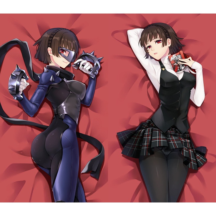 ペルソナ5 新島真 抱き枕カバー 1/2サイズ 萌工房 smz10017-1