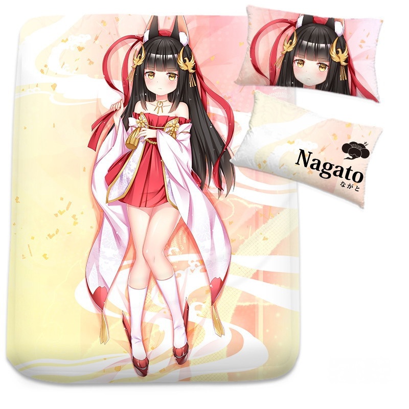 アズールレーン 長門 シーツ 布団カバー ブランケット 毛布 枕セット 尚萌=玉々 ccz00901-1