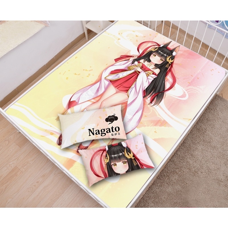 アズールレーン 長門 シーツ 布団カバー ブランケット 毛布 枕セット 尚萌=玉々 ccz00901-1