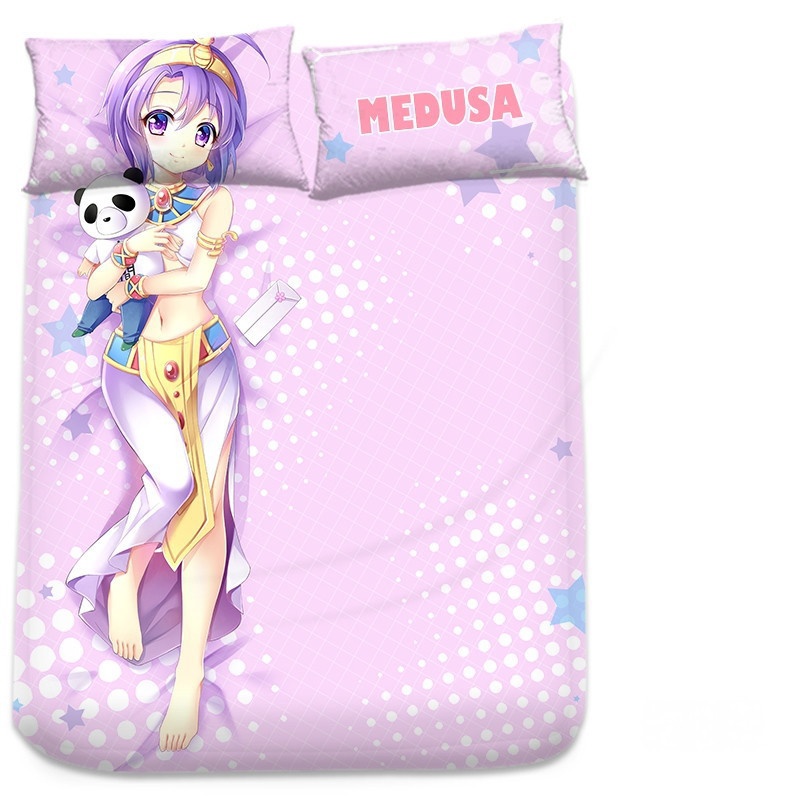 邪神ちゃんドロップキック メデューサ シーツ 布団カバー ブランケット 毛布 枕セット 尚萌=Gyaza伽莎 ccz00925-2