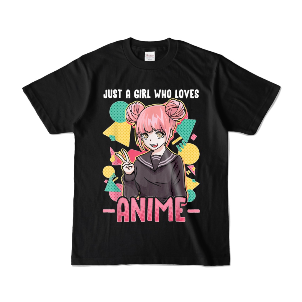 アニメシャツ 女の子と女性向け - アニメが大好きな女の子