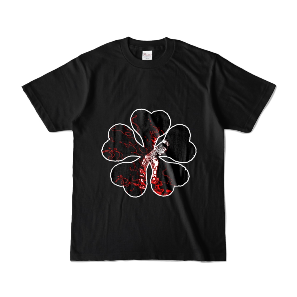 ファンのためのクローバースタイルのアニメTシャツ
