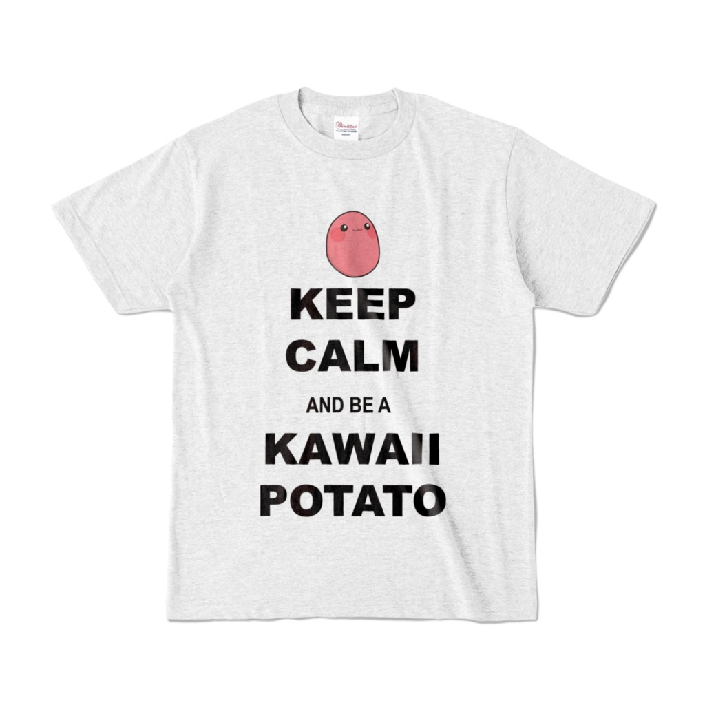 穏やかなかわいいポテト Tシャツ かわいいアニメ服