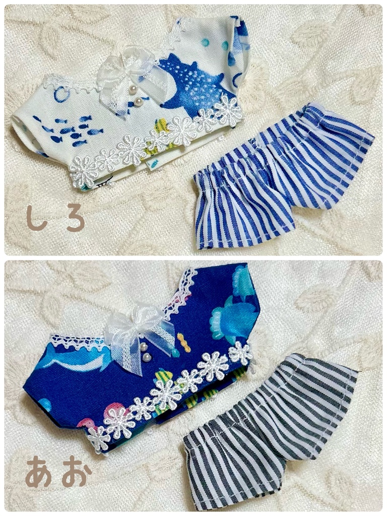 海のおともだちシャツ&ズボンのセット