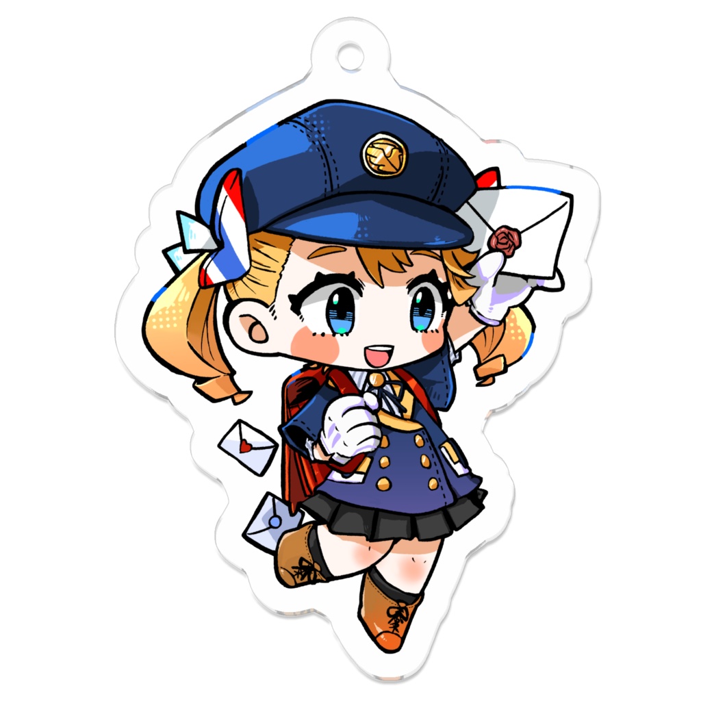 「手紙配達員」アクリルキーホルダー