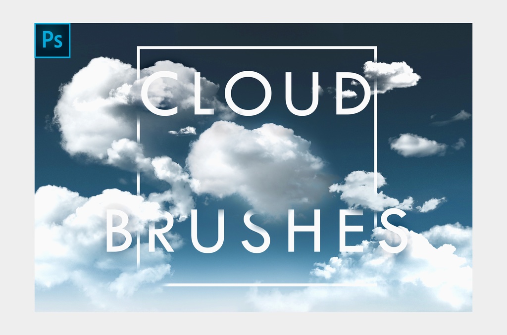 Photoshopブラシ 雲ブラシ Clouds Brushes Senatsugraphics Booth