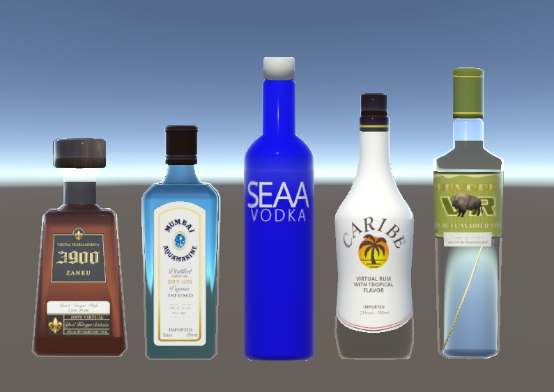 VRChat想定 洋酒セット