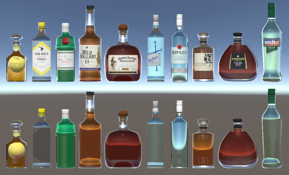 VRChat想定 洋酒セット2