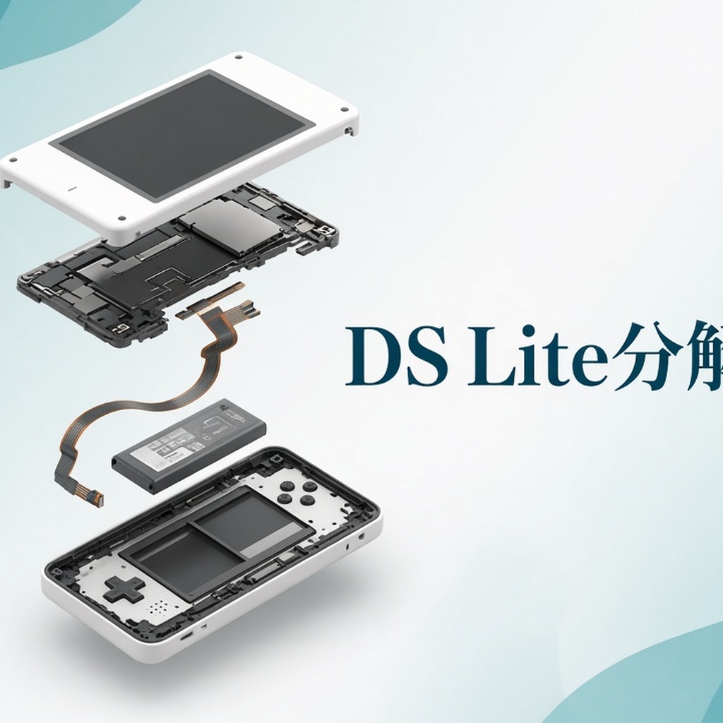 DS Lite バッテリー交換・液晶交換を自分でやる前に読むガイド｜分解の流れと注意点【PDF22頁】