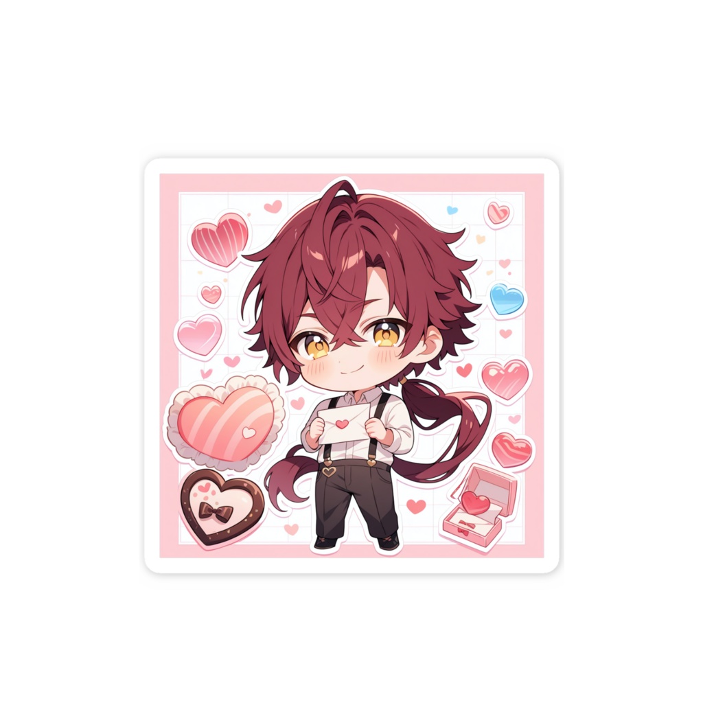 ちび景光【バレンタインver.】スマホステッカー