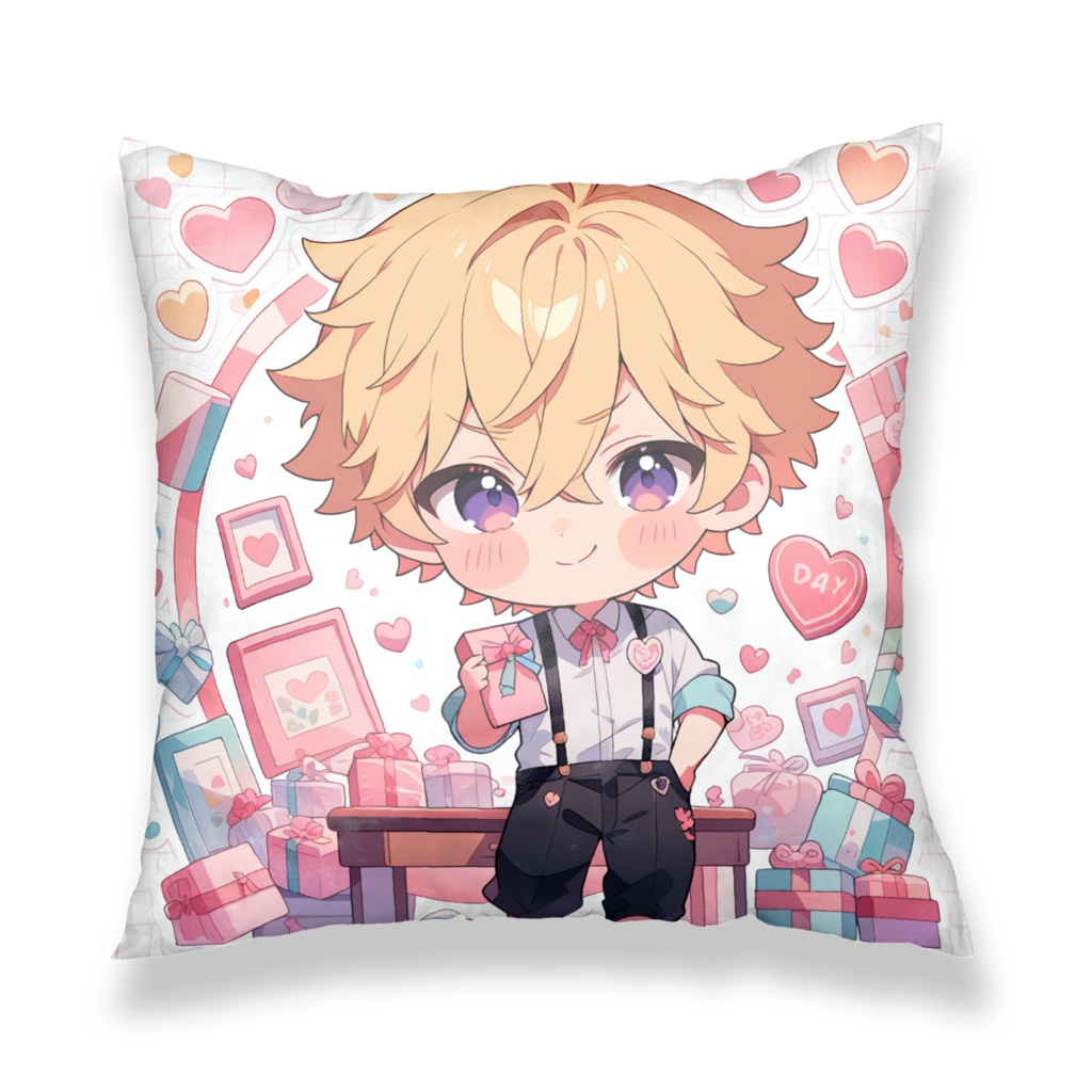 ちびロアン【バレンタインver.】クッションカバー