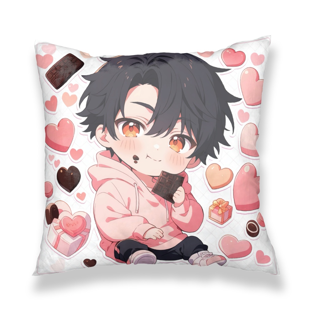 ちび御堂【バレンタインver.】クッションカバー